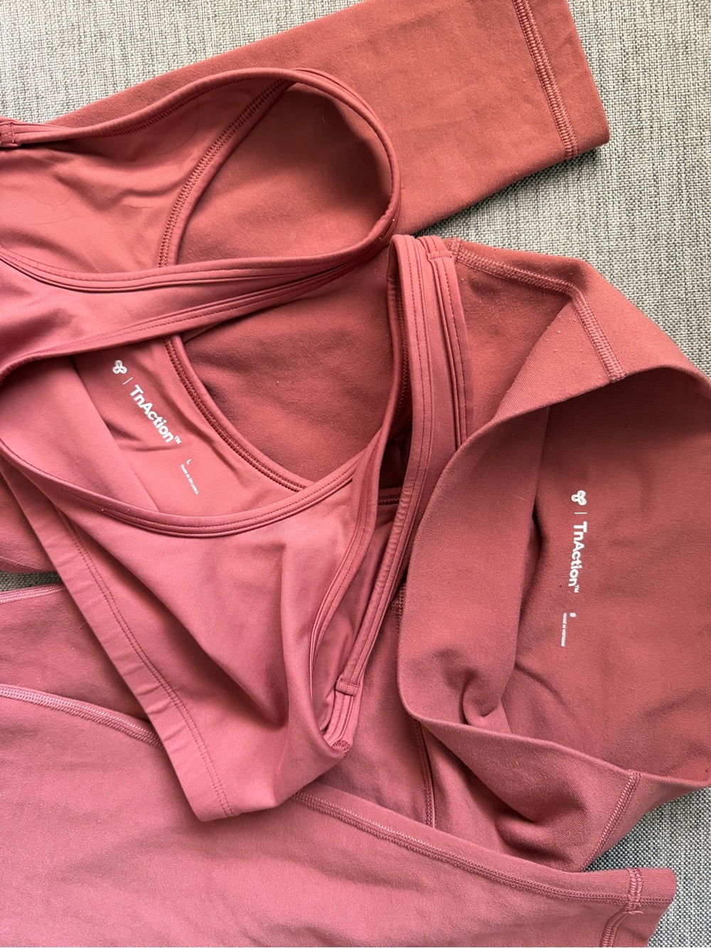 Aritzia TNAButter Matching Set In Mauve Color Size Small/Large - Picture 4 of 9